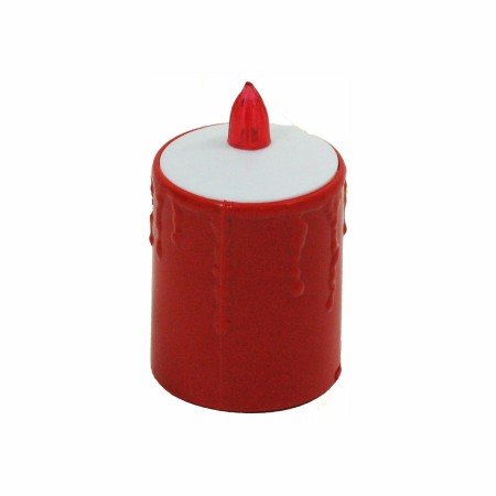 Bougie LED Ø 5,8 x 10 cm Rouge