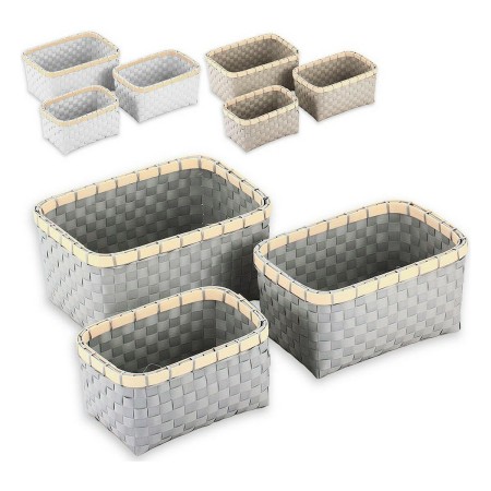 Set de basket Confortime Plastique 3 Pièces Rectangulaire