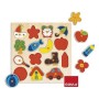 Puzzle Diset Bois Formes (15 pcs)