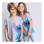 T shirt à manches courtes Enfant Stitch Gris