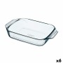Plat de Four Pyrex Irresistible Rectangulaire 31,5 x 19,7 x 6,4 cm Transparent verre (6 Unités)