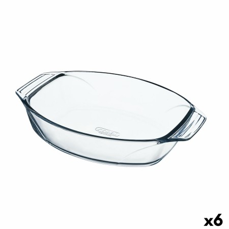 Plat de Four Pyrex Irresistible Ovale 35,1 x 24,1 x 6,9 cm Transparent verre (6 Unités)
