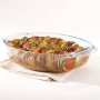 Plat de Four Pyrex Irresistible Ovale 39,5 x 27,5 x 7 cm Transparent verre (4 Unités)
