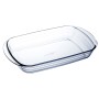 Fuente para Horno Ô Cuisine Rectangular 40,3 x 26,3 x 7,3 cm Transparente Vidrio (6 Unidades)