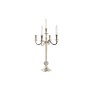 Candelabro DKD Home Decor Plateado Aluminio Acrílico Cromado 30 x 30 x 47 cm