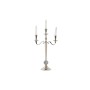 Candelabro DKD Home Decor 30 x 12 x 46 cm Plateado Aluminio Cromado