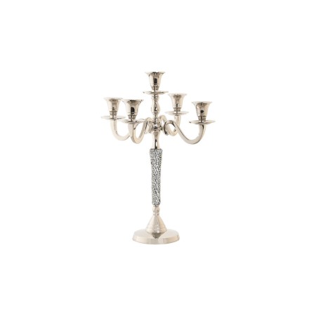 Candelabro DKD Home Decor Plateado Aluminio 26 x 26 x 36 cm