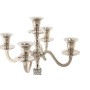 Candelabro DKD Home Decor Plateado Aluminio 26 x 26 x 36 cm