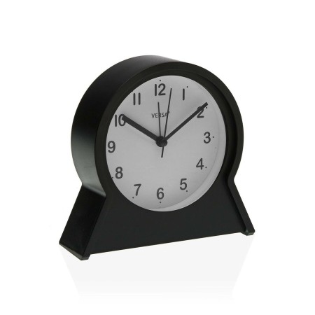 Reloj-Despertador Versa Franki Negro 4,4 x 14,5 x 13,7 cm Plástico