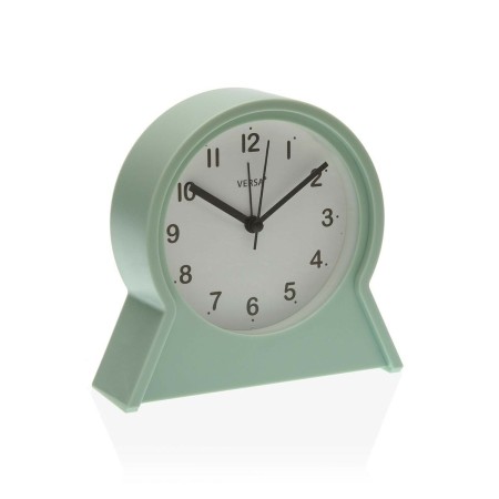 Reloj-Despertador Versa Franki Gris 4,4 x 14,5 x 13,7 cm Plástico