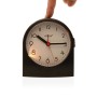 Reloj-Despertador Versa Nur Negro 5,6 x 10,7 x 9,6 cm Plástico