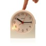 Reloj-Despertador Versa Nur Blanco 5,6 x 10,7 x 9,6 cm Plástico