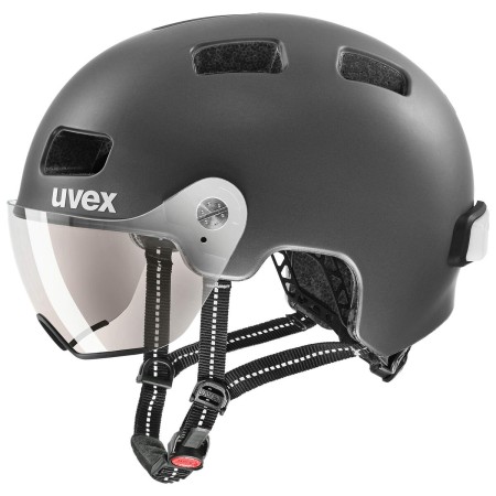 Casco de Ciclismo para Adultos Uvex 55-58 cm Negro Luz LED (Reacondicionado B)