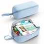 Trousse d'écolier 21 x 9 x 8 cm Bleu (Reconditionné A)
