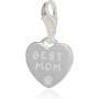 Charm Mujer Thomas Sabo Best Mom 0821-001-12 Corazón Plateado (Reacondicionado C)