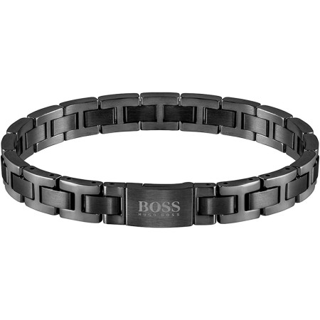 Pulsera Hombre Hugo Boss METAL LINK ESSENTIALS Negro (Reacondicionado A)