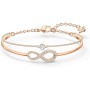 Bracelet Femme avec Cristaux Swarovski Infinity Or rose Bracelet (Reconditionné B)