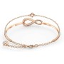 Bracelet Femme avec Cristaux Swarovski Infinity Or rose Bracelet (Reconditionné B)