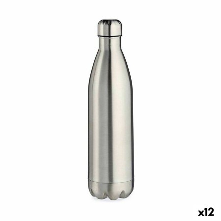 Termo Plateado Acero Inoxidable 750 ml (12 Unidades)