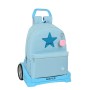 Cartable à roulettes Glow Lab Bleu clair