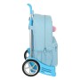 Cartable à roulettes Glow Lab Bleu clair