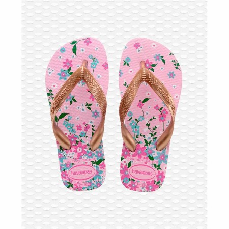 Chanclas para Niños Havaianas Flowers Ice Rosa