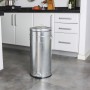 Cubo de Basura con Pedal Kitchen Move Acero Inoxidable 30 L