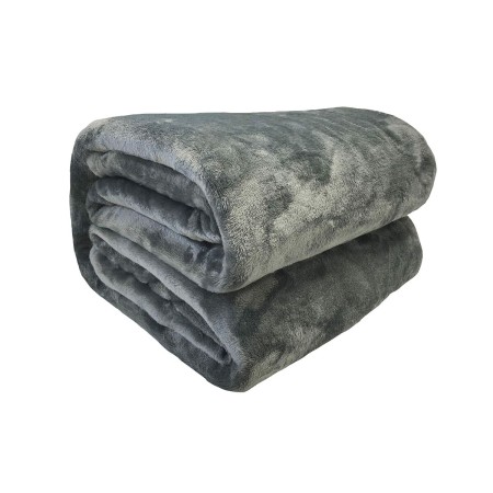 Couverture Poyet Motte Gris foncé 240 x 220 cm