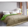 Relleno Nórdico Poyet Motte Calgary Beige Verde 200 x 200 cm 400 g /m²