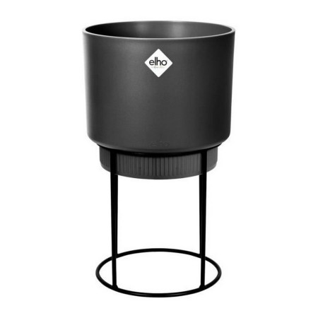 Pot Elho Plastique Avec support Ronde Noir (Ø 22 x 38,2 cm)