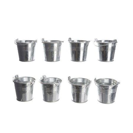 Set de cubos Decoris Zinc 6 x 7 cm