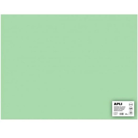 Cartulinas Apli Verde Esmeralda 50 x 65 cm (25 Unidades)