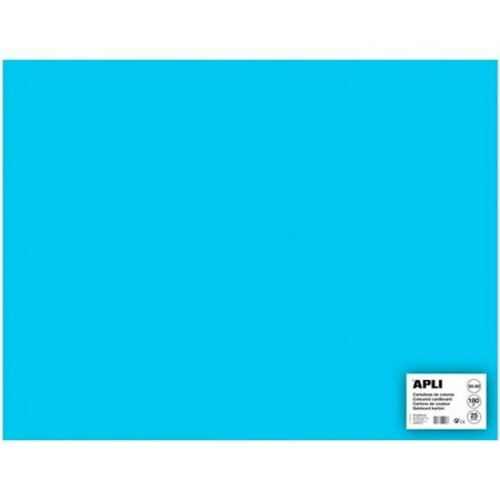 Cartulinas Apli Azul claro 50 x 65 cm (25 Unidades)