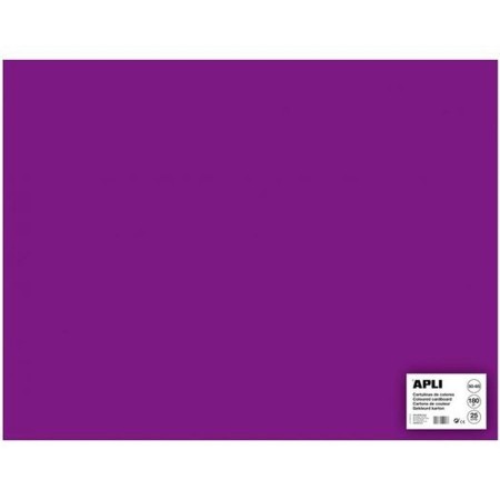 Cartulinas Apli Violeta 50 x 65 cm (25 Unidades)