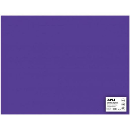 Cartulinas Apli Morado 50 x 65 cm (25 Unidades)