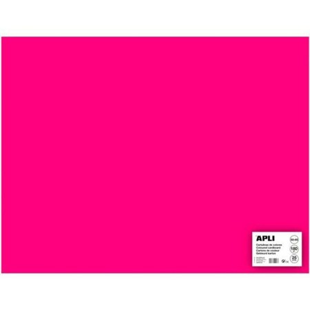 Cartulinas Apli Fucsia 50 x 65 cm (25 Unidades)