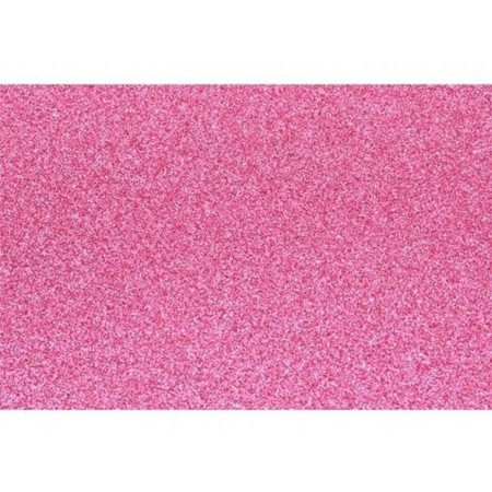 Goma Eva Fama Purpurina Rosa 50 x 70 cm