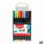 Set de Rotuladores Maped Graph´Peps Multicolor 10 Piezas (6 Unidades)