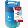 Fiambrera Redonda con Tapa Maped Azul Acero Inoxidable 350 ml (6 Unidades)