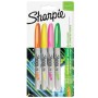 Set de Rotuladores Sharpie Neon Multicolor 4 Piezas 1 mm (12 Unidades)