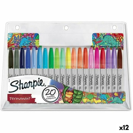 Set de Rotuladores Sharpie Multicolor 20 Piezas 0,9 mm (12 Unidades)