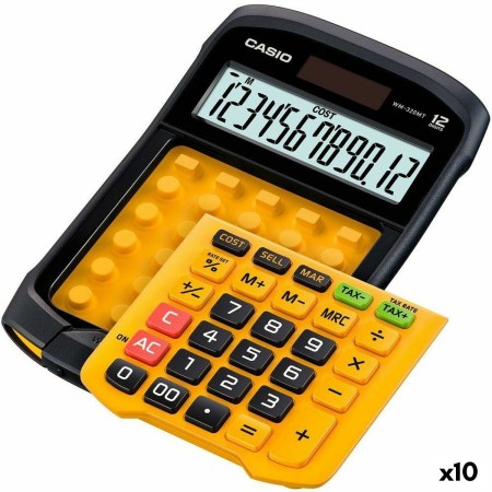 Calculadora Casio WM-320MT Amarillo 3,3 x 10,9 x 16,9 cm Negro (10 Unidades)