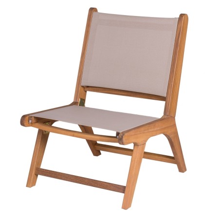 Silla de Jardín Nina 50 x 64 x 75 cm Beige Acacia