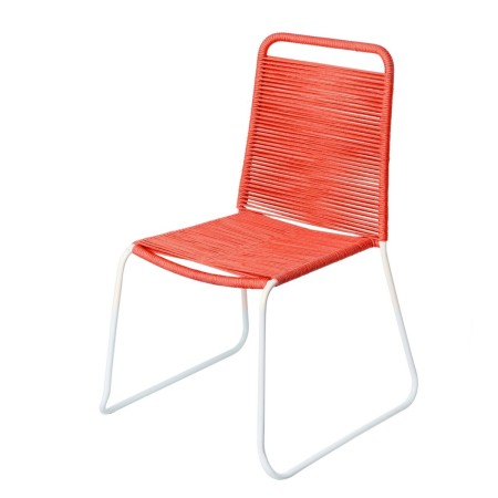 Silla de Jardín Antea 57 x 61 x 90 cm Rojo Cuerda