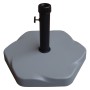 Base para Sombrilla 48 x 48 x 6 cm Gris Cemento