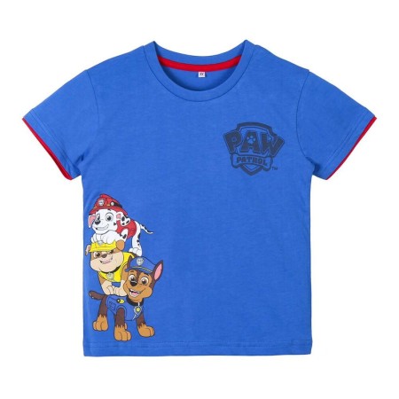 T shirt à manches courtes The Paw Patrol Bleu