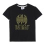 T shirt à manches courtes Enfant Batman Noir