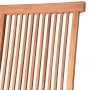 Silla de Jardín Kayla 46,5 x 56 x 90 cm Natural madera de teca