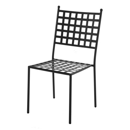 Silla de Jardín Cartago 49 x 57 x 91 cm Negro Hierro