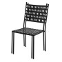 Silla de Jardín Cartago 49 x 57 x 91 cm Negro Hierro